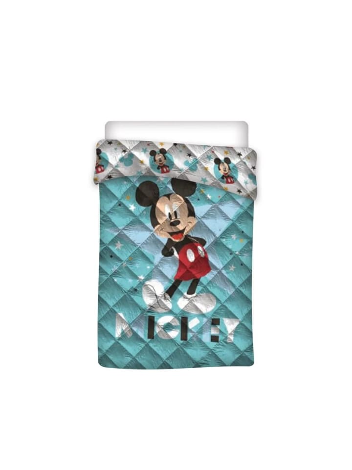 Mickey Pose gestepptes Bettüberwurf, Decke 140x200cm