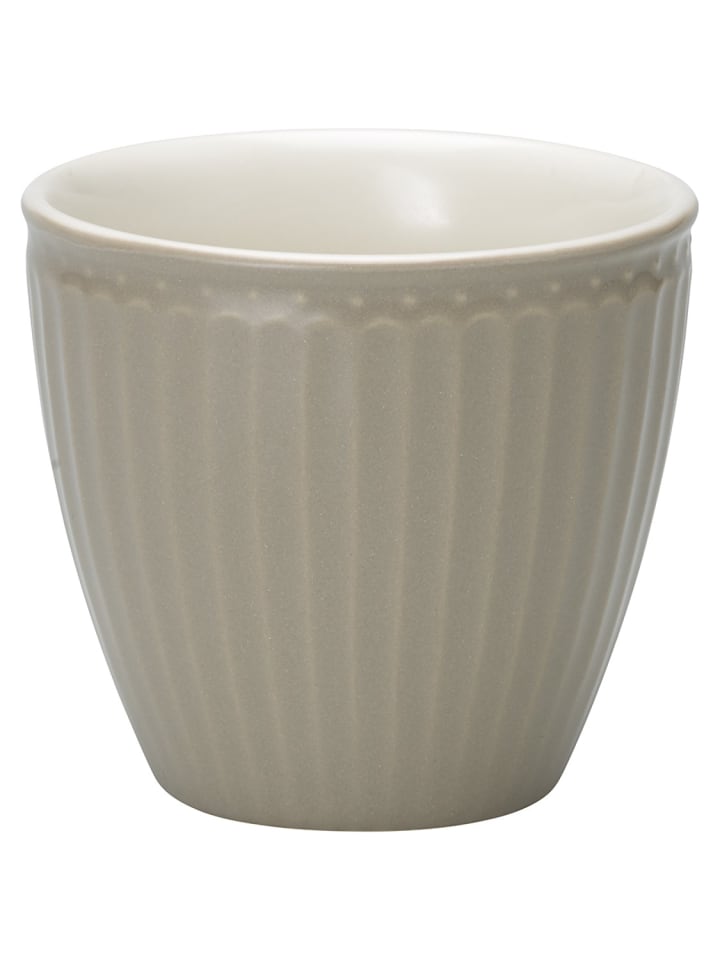 Latte Cup Becher ALICE WARM GREY Grau