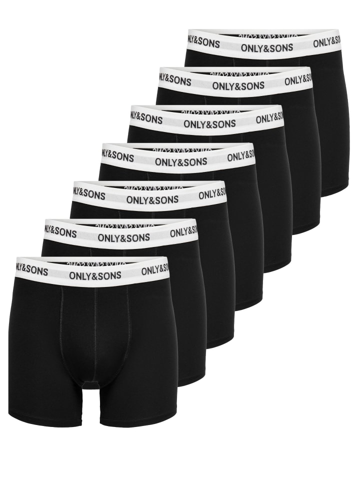 7er-pack Shorts in Black 1
