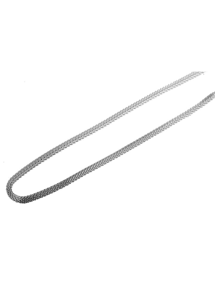 Damen Halskette – Schlangenkette aus Edelstahl in silber