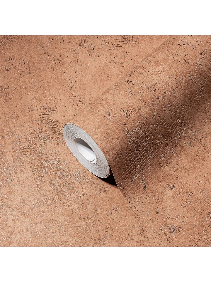 Tapete Concrete Touch in Braun 