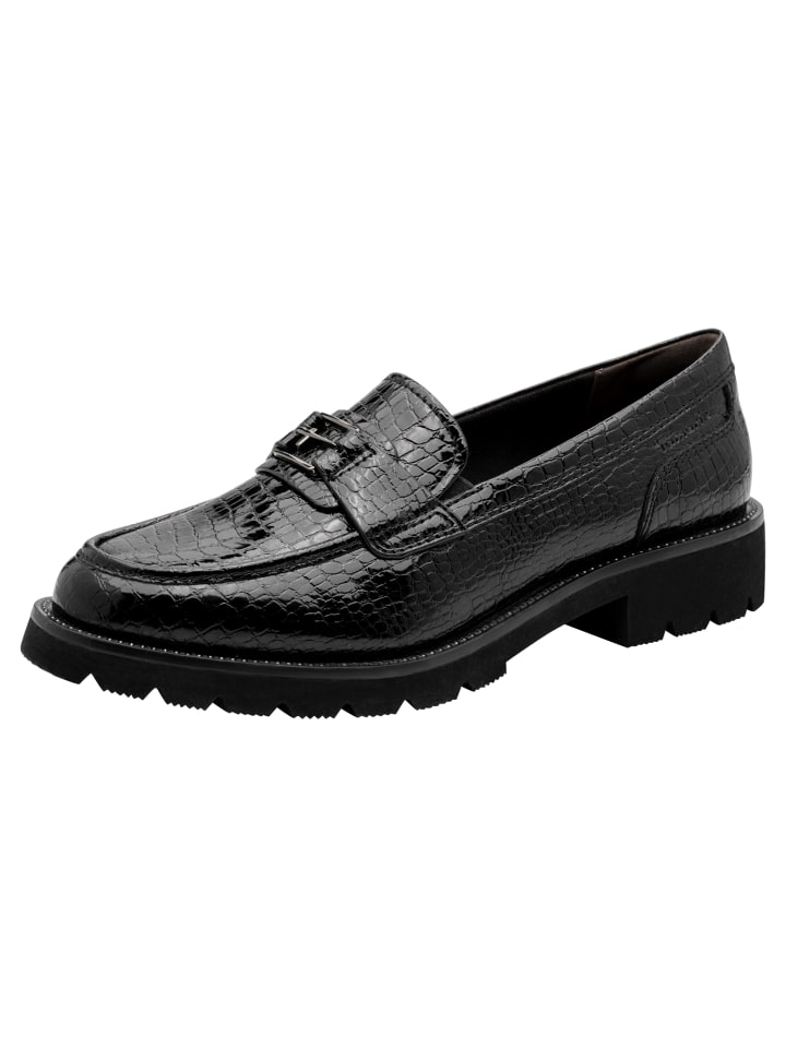 Slipper in BLACK CROCO