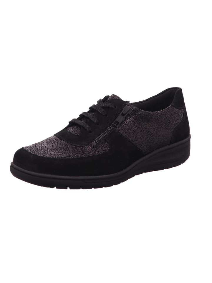 Damen- Schnürschuhe Kate - Weite K in Schwarz