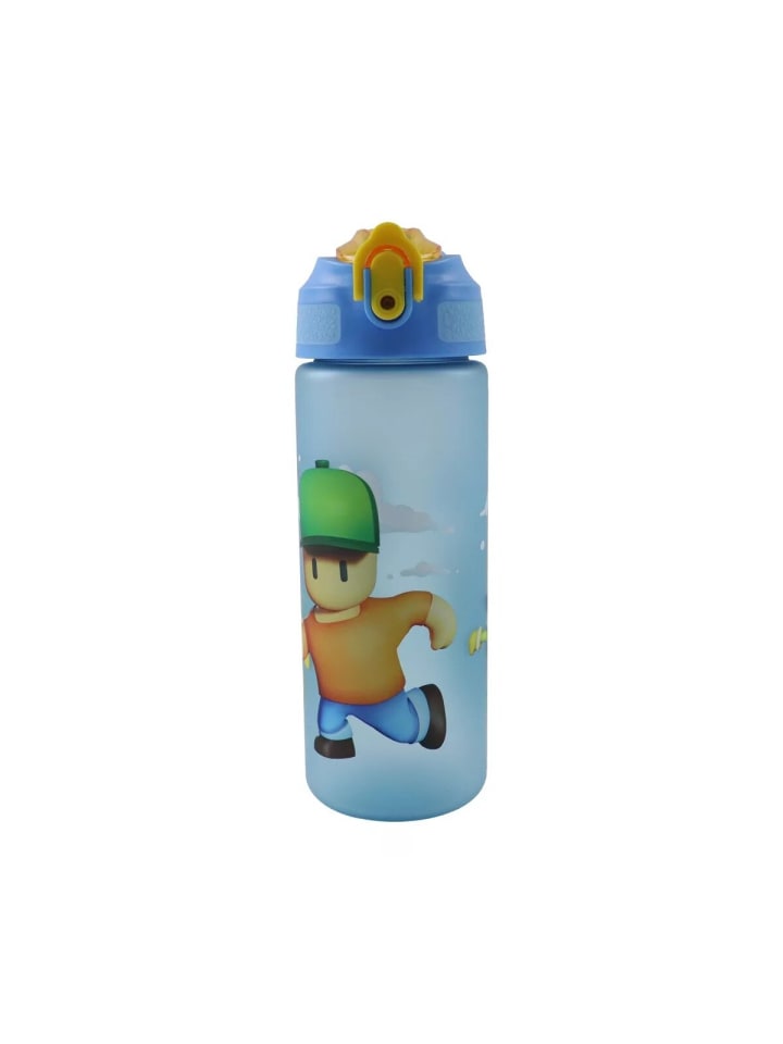 Hat Plastikflasche mit matter Strohhalm 600 ml