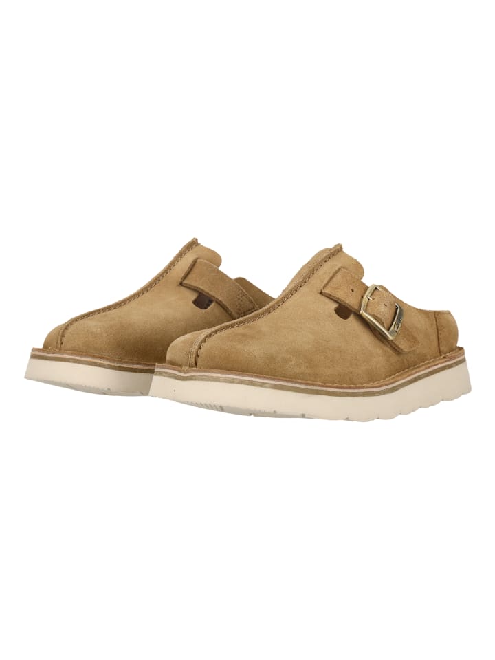 Pantolette Solsbury Mule in 5232 Dark Sand Suede