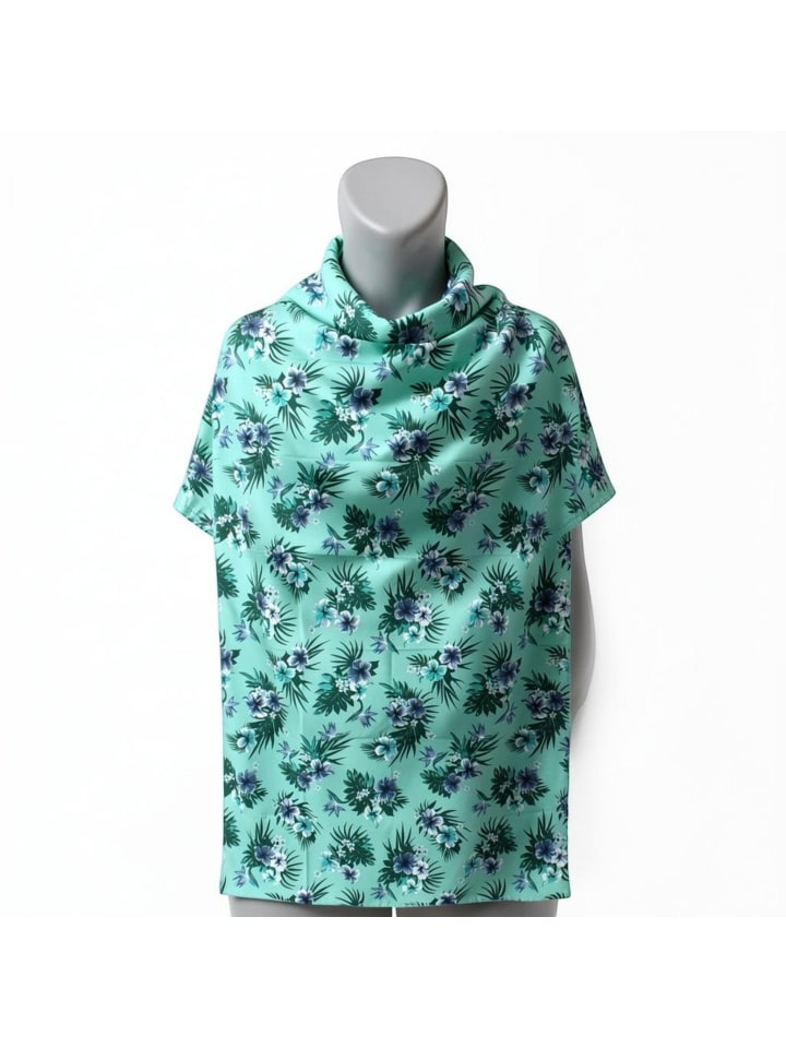 Accessoires Tropical Scarf Blanket Schal in Blau