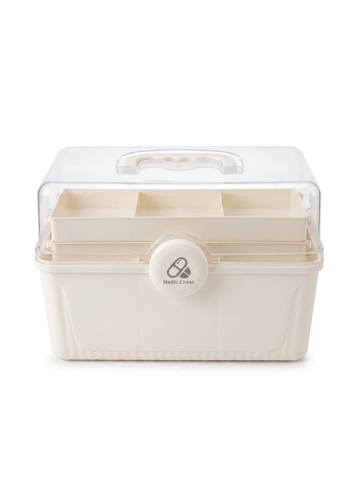 Apothekenbox in Weiß