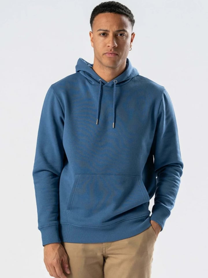 Pullover Sweatshirt Hoodie in Blue