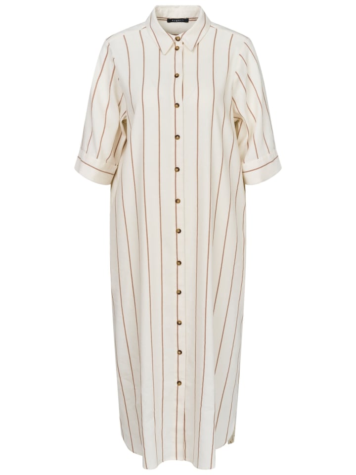 Hemdblusenkleid in 60-taupe