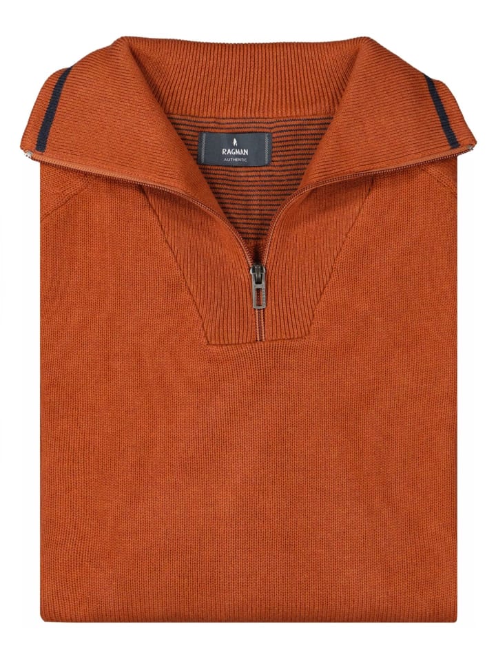 V-Ausschnitt Pullover in rot