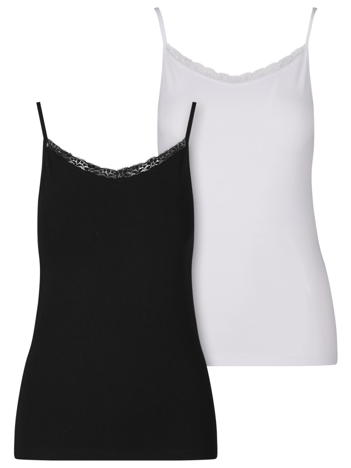 Underwear - Top in black+white