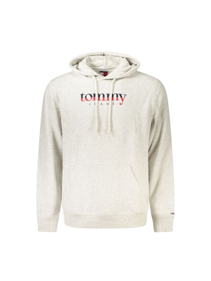 Grau Baumwolle Herren Hoodie