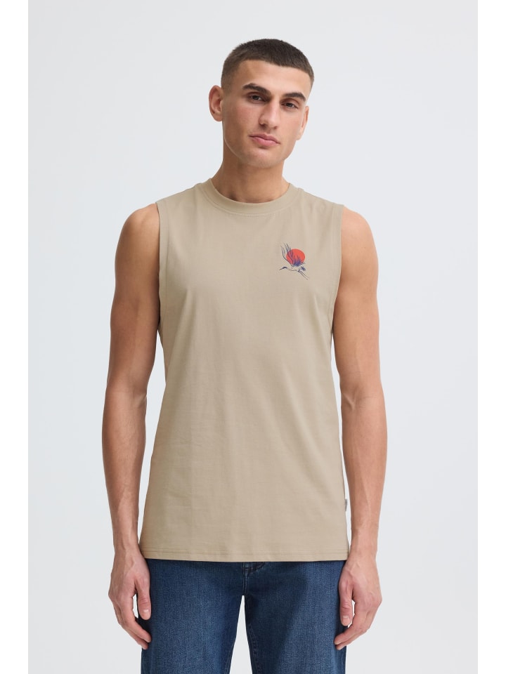 Rundhalsshirt BHJapo in Beige