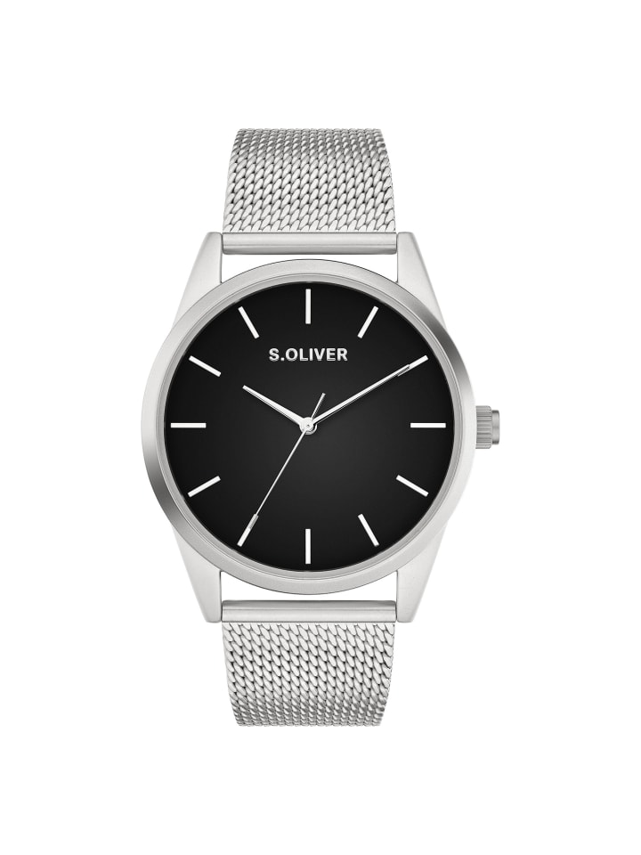 Armbanduhr Round Basic in silber