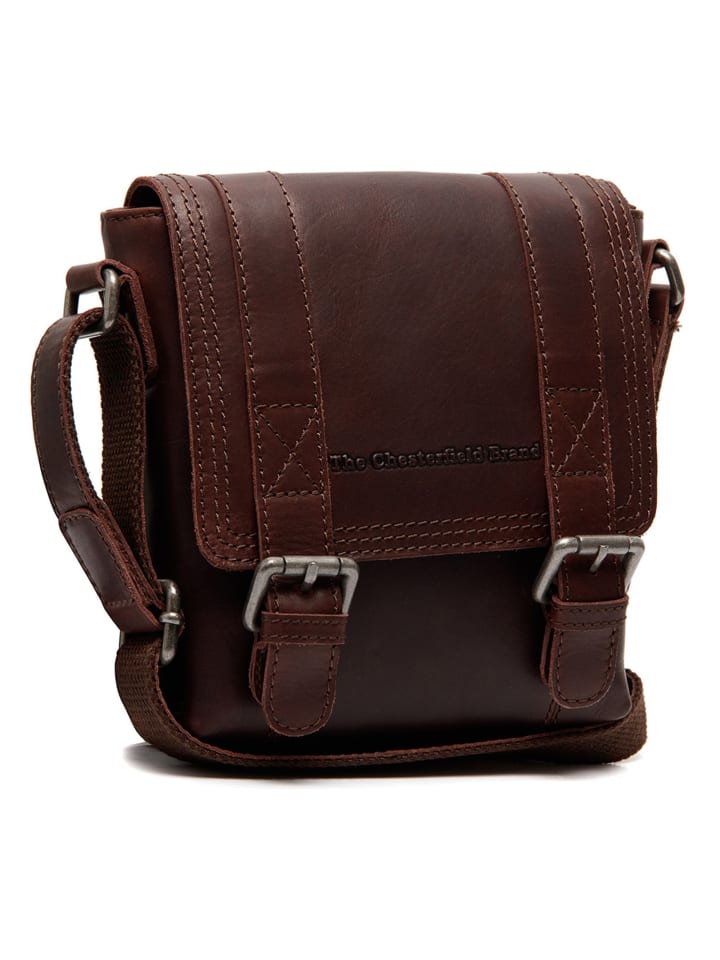 Ariano Umhängetasche Leder 17 cm brown