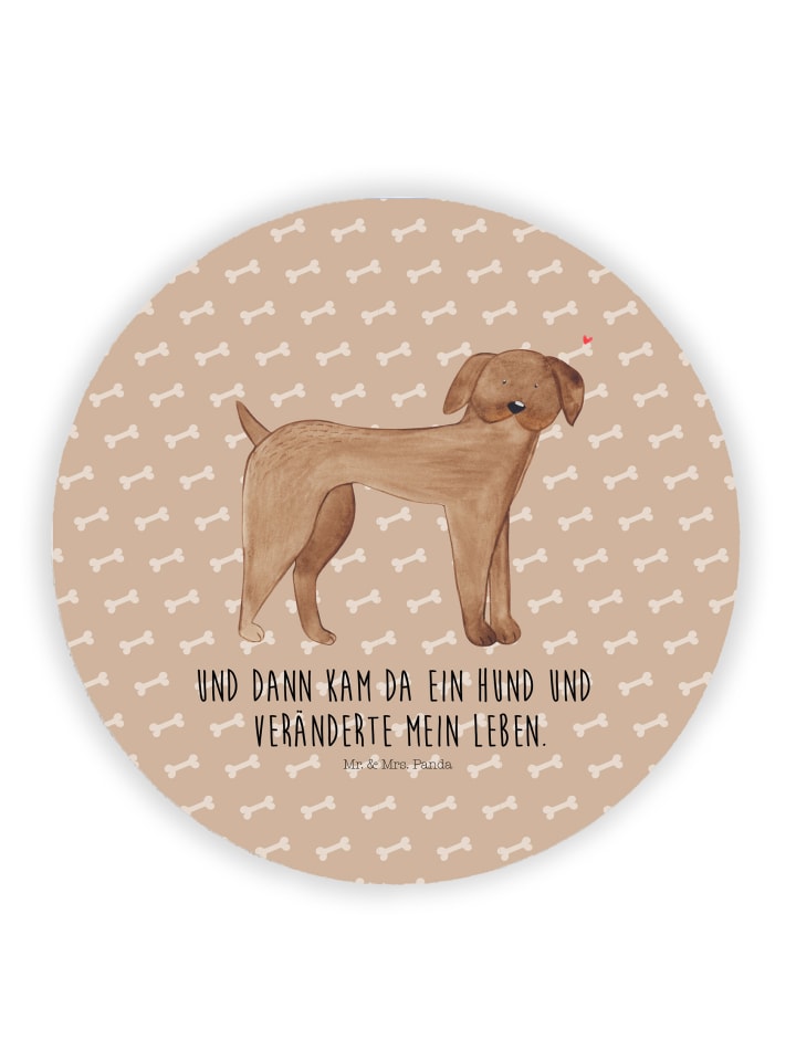 Kühlschrankmagnet Hund Dogge mit Spruch in Hundeglück