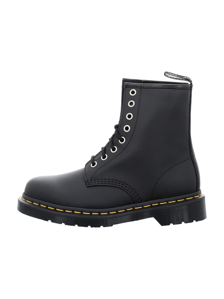Schnürstiefeletten in Schwarz