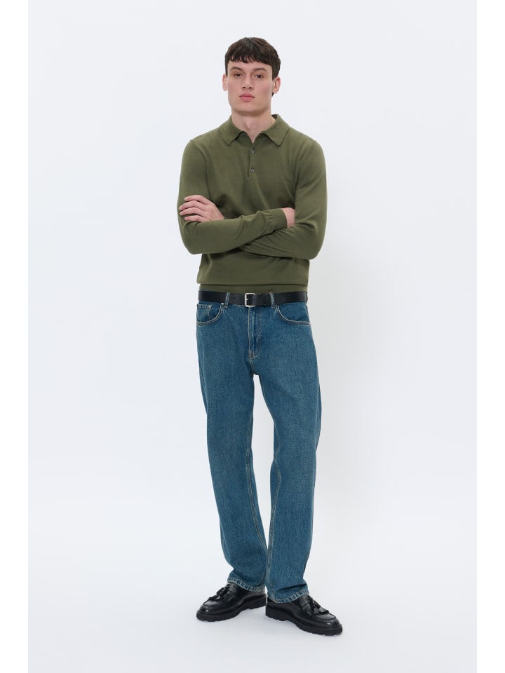 Strickpullover MAklint Gerade Passform in Olive Night