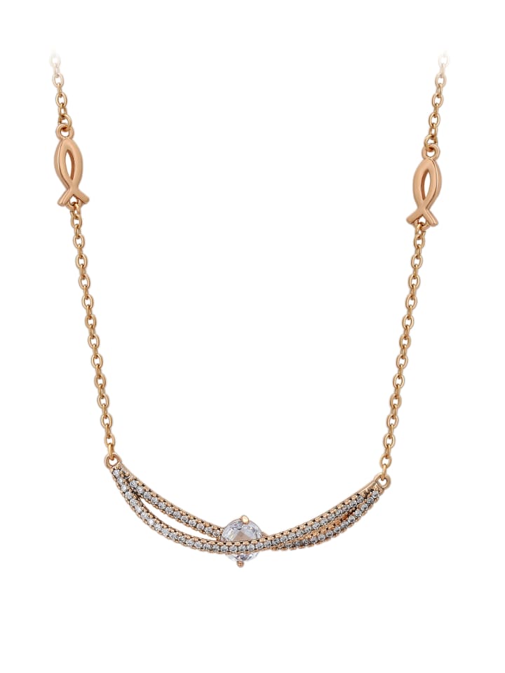 Women Necklace in Rose Gold