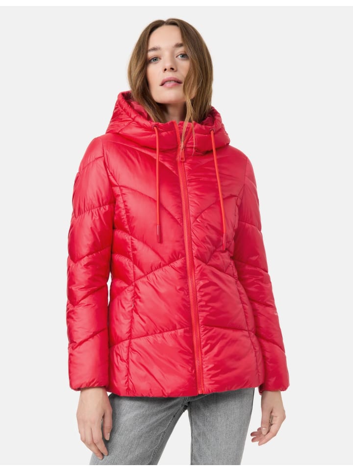 Hood Taifun Wintermantel Rot Damen Mantel Taifun Wollmantel Rot
