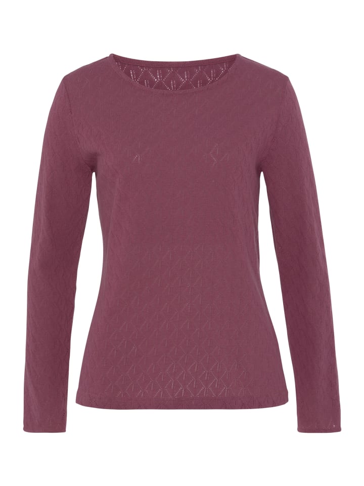 Langarmshirt in beere