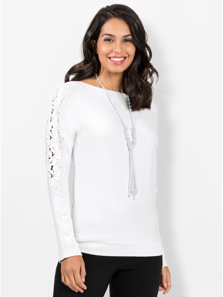Pullover in ecru