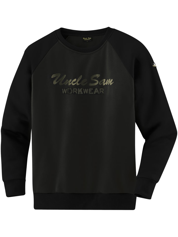 Sweatshirt in schwarz