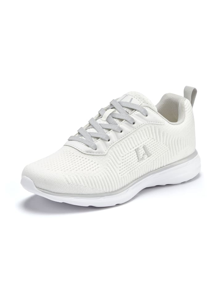 Sneaker in weiß/hellgrau