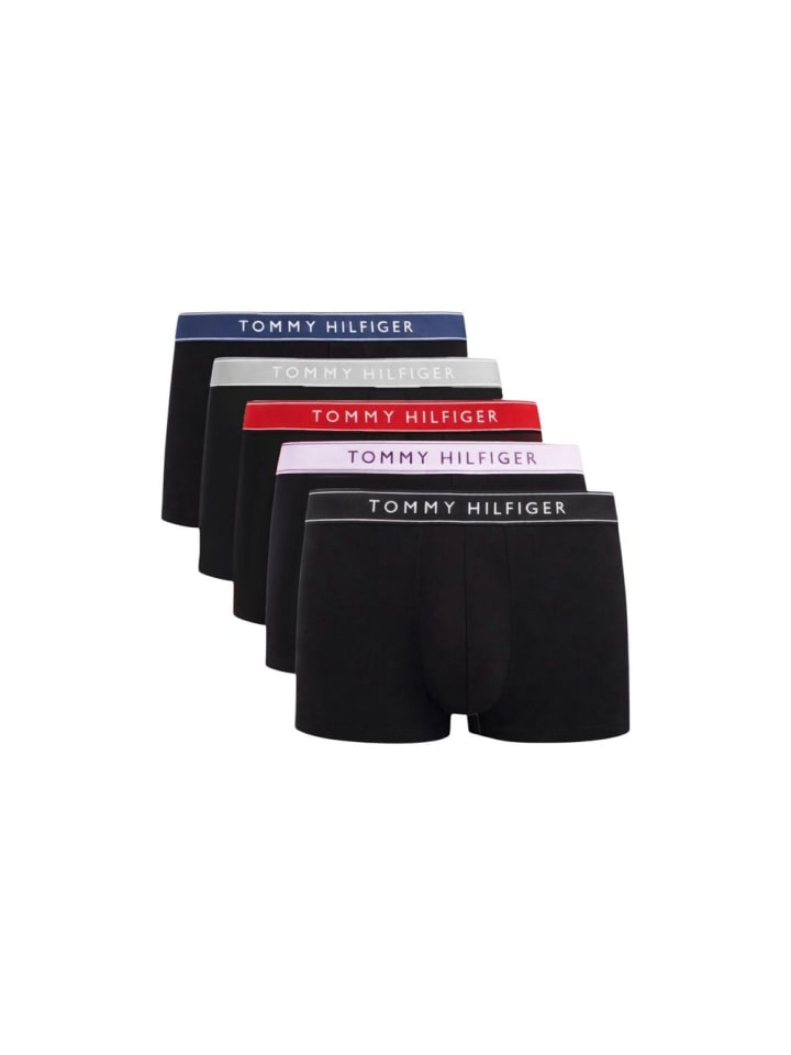 Schwarz Baumwolle Boxershorts