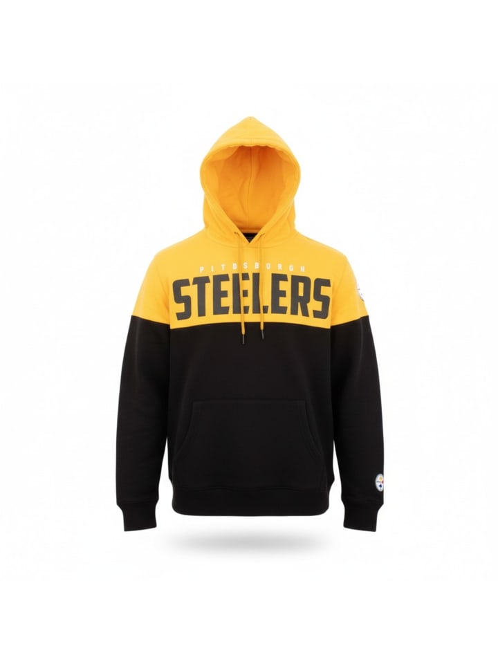 Hoodie NFL Pittsburgh Steelers OTH in Schwarz