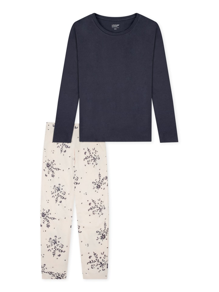 Schlafanzug Nightwear in blaugrau