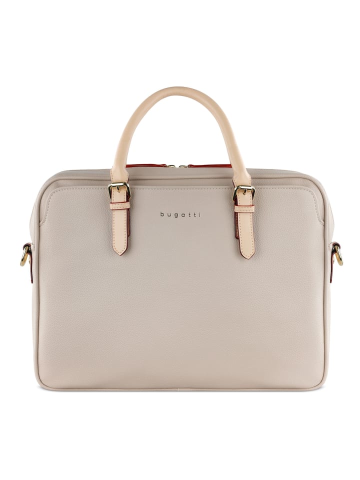 Ella Aktentasche 37 cm Laptopfach beige