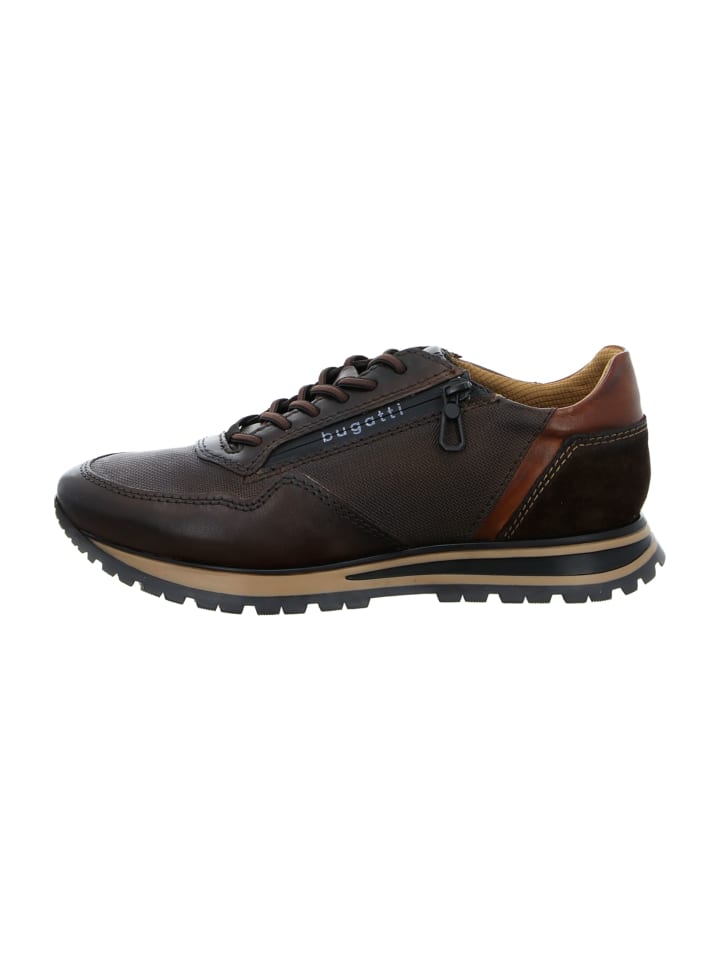 Sportliche Schnürschuhe in Braun