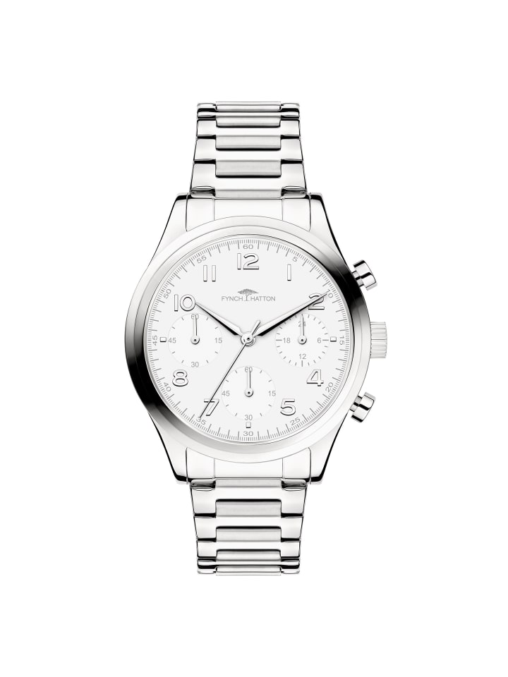 Armbanduhr The Silver Chrono in silber