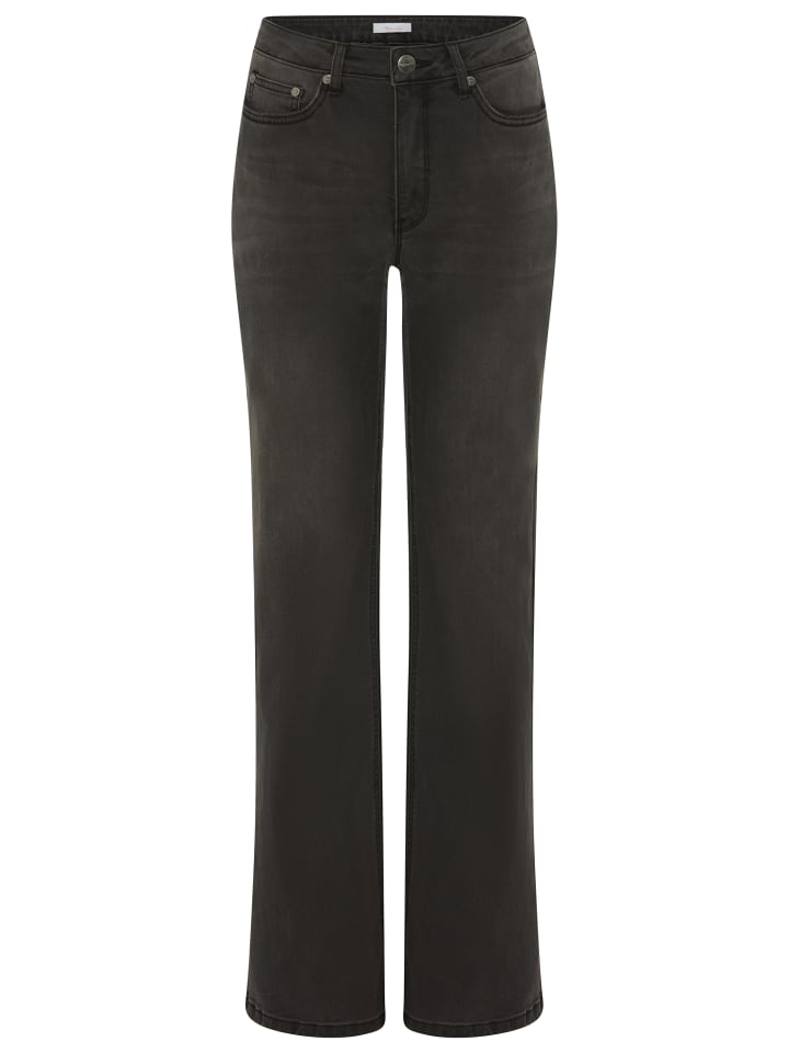 Weite Jeans in dark grey used