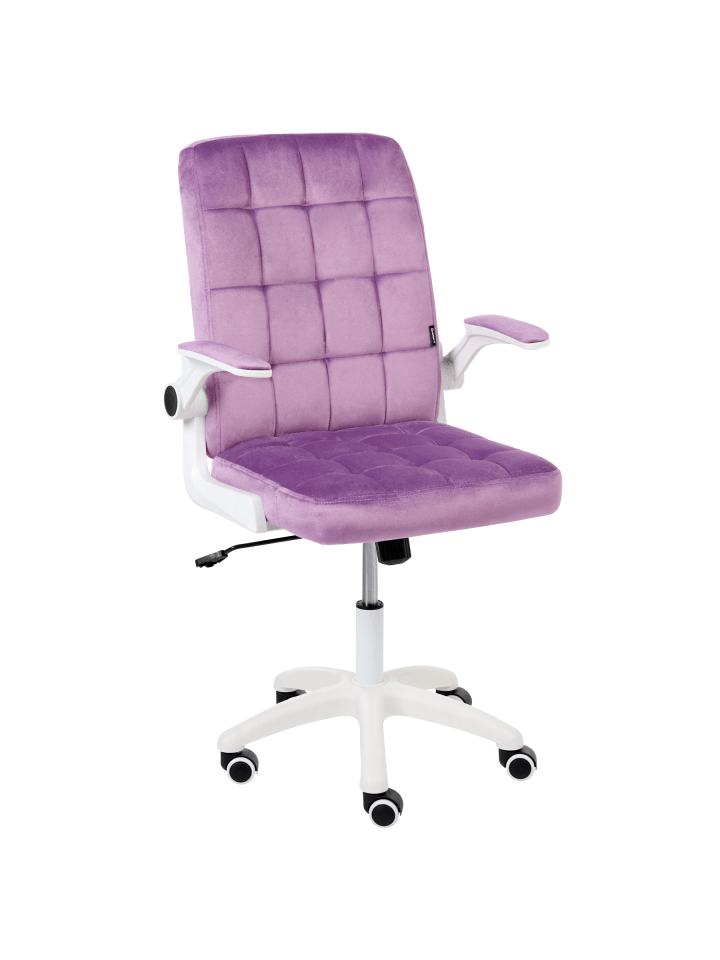 Bürostuhl DANDY in Violett/Weiß - (W) 58 x (H) 95 x (L) 58 cm
