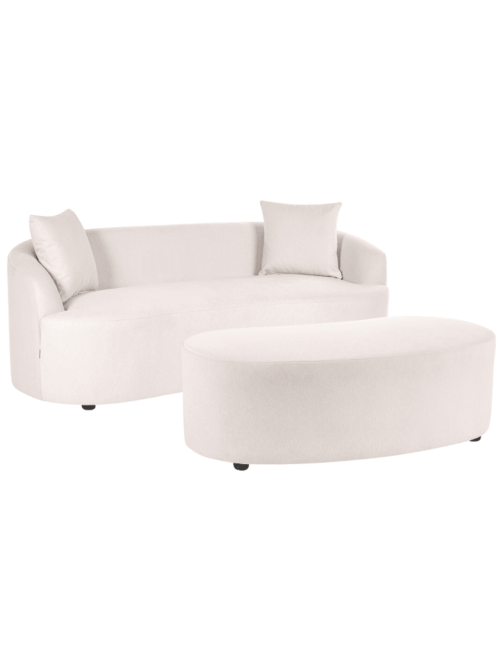 4-tlg Sitzgruppe AMAL in Beige