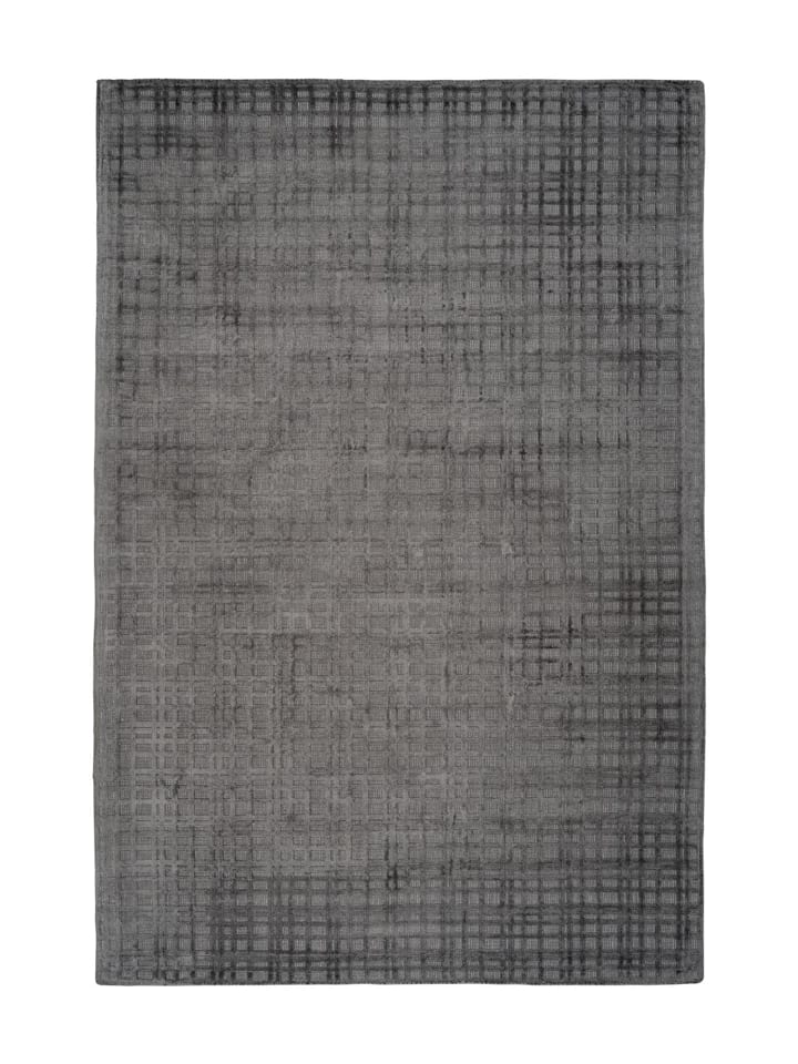 Wohnzimmer Teppich – Kurzflorteppich Karma 125 in anthrazit - rechteckig
