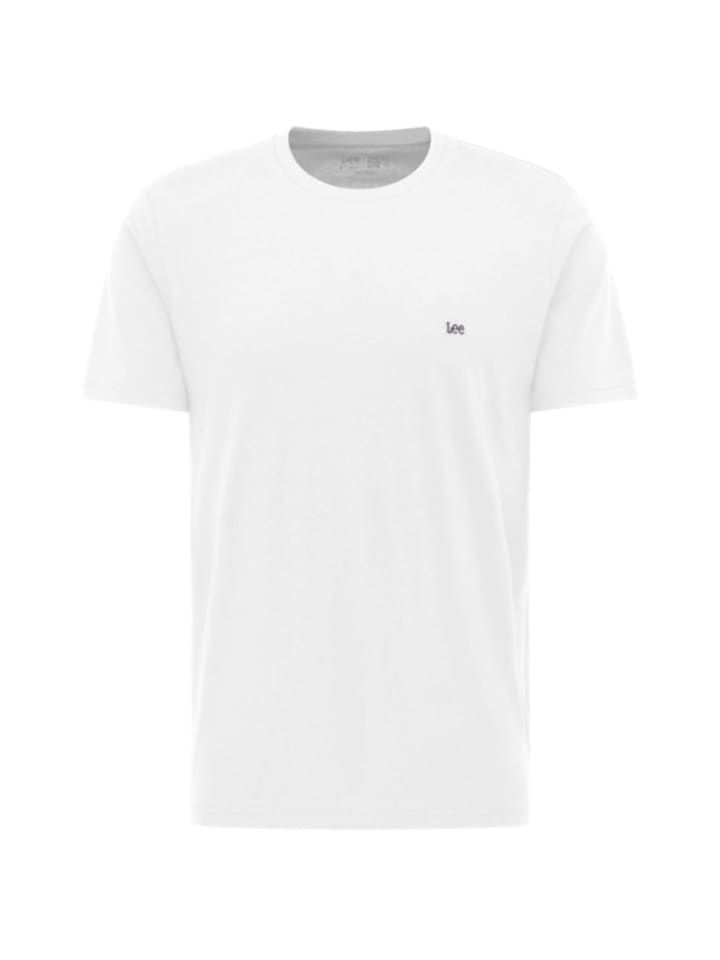 T-Shirt Shortsleeve Patch Logo in White