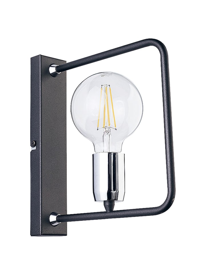 Wandlampe (B)5 x (H)25 cm in Graphit