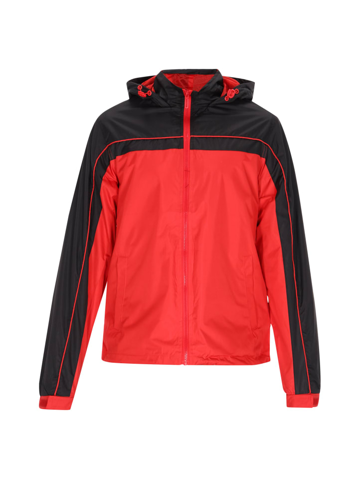 Herren Jacke in Rot Schwarz