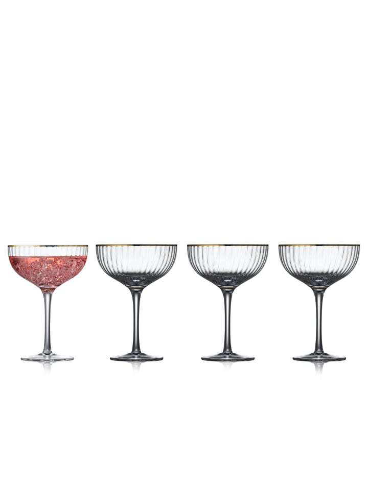 Cocktailglas Palermo Gold in Klar