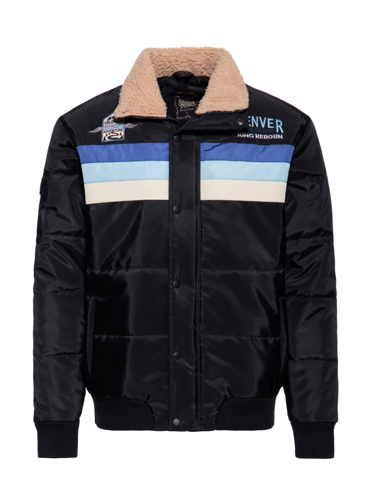 King Kerosin Winterjacke Motor Traveller in anthrazit