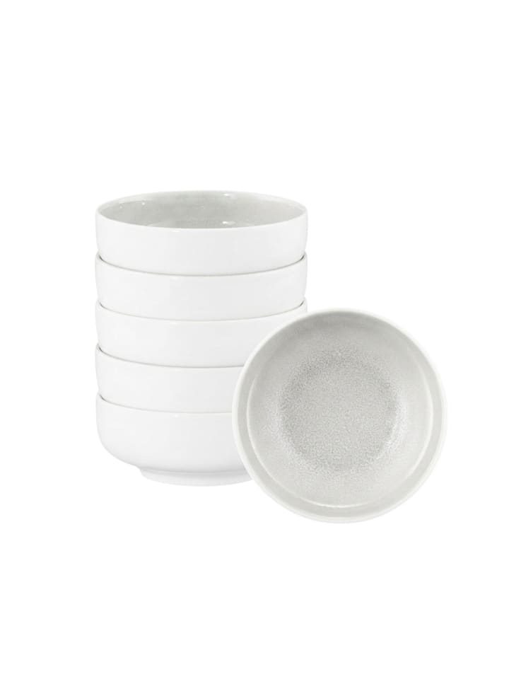 6er Set Foodbowls Sento Home in Aura White ø 20,2 cm