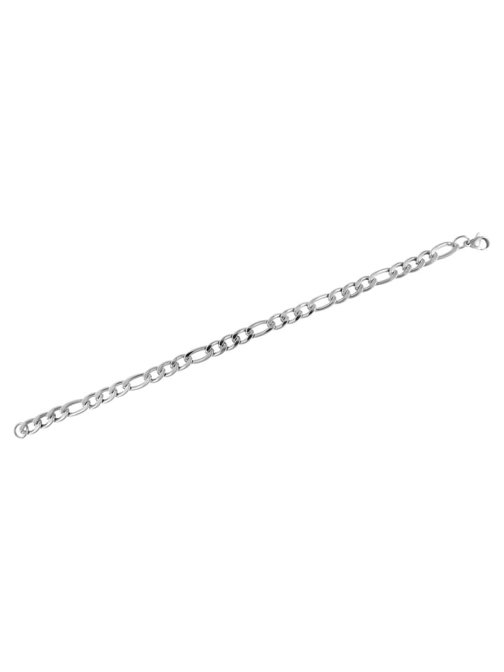 Unisex Armband aus Edelstahl 20 cm in silber