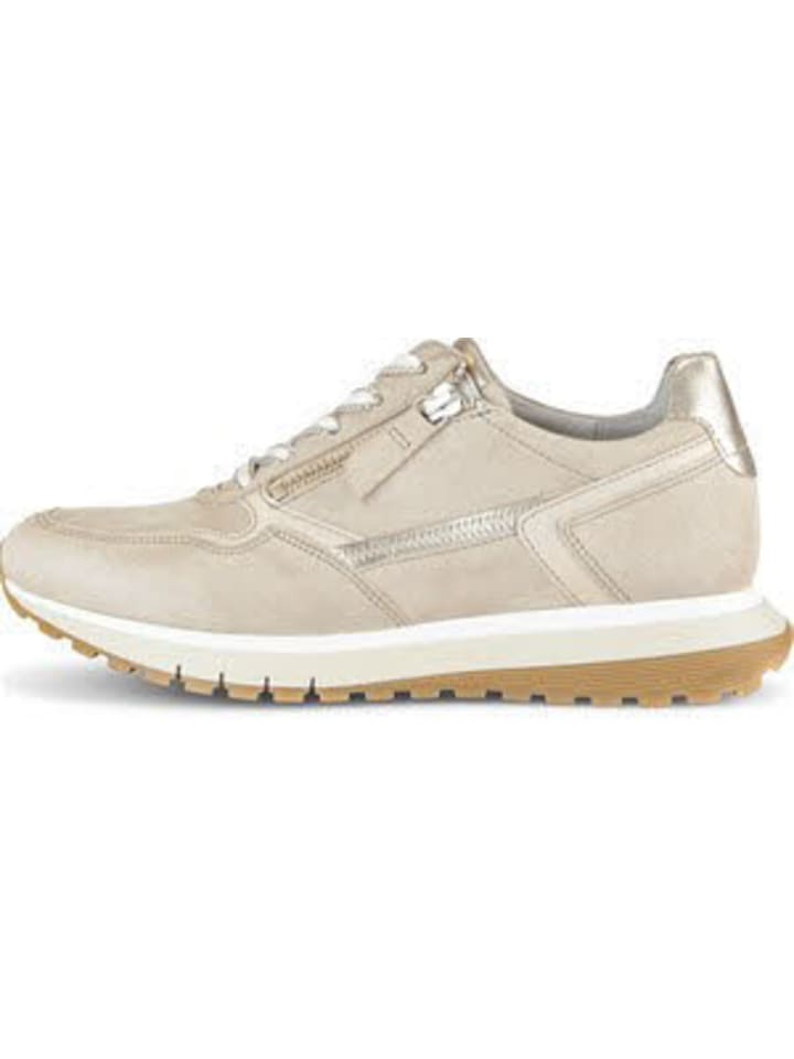 Schnürschuh in beige