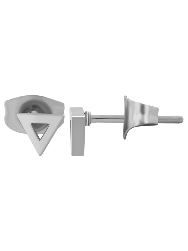 Damen Ohrringe – Ohrstecker aus Edelstahl in silber