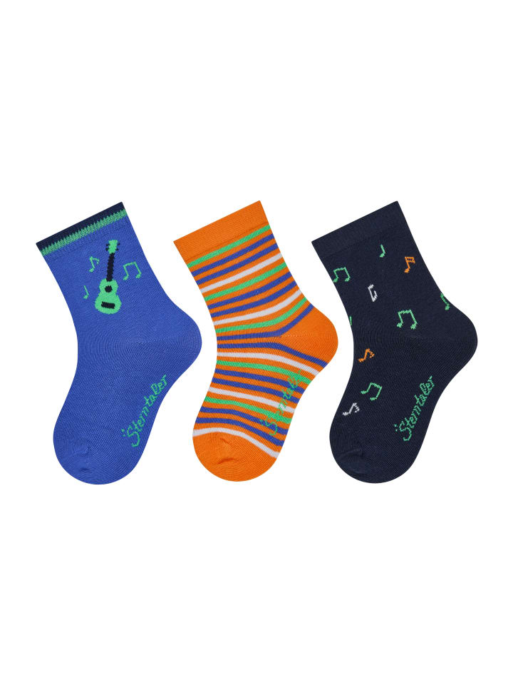 Socken 3er-Pack Gitarre