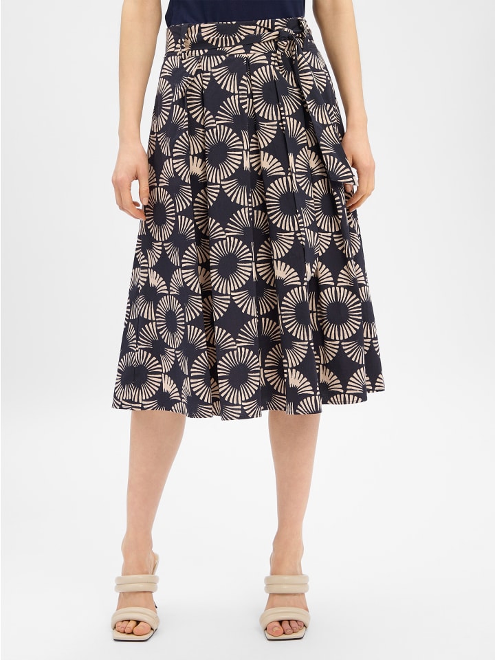A-Linien-Rock in schwarz beige