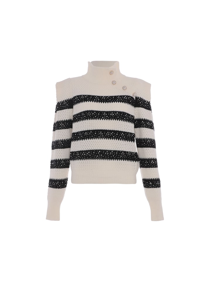 Damen Sweater in WOLLWEISS